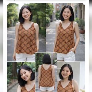 :🌼 Xhilaration Sleeveless V-Neck Tank Top – XXL/TG 🌼 FITS XL-1X BEST!!!